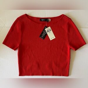 NWT women's knitted top Lauren Ralph Lauren (XL) MSRP $125